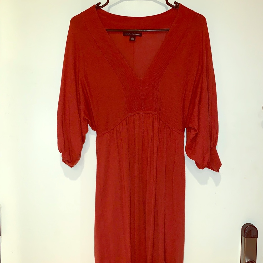 Banana Republic rust colored wool dress size small